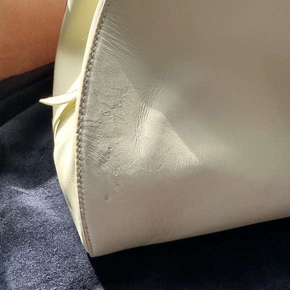 Calvin Klein runway designer collection leather yellow bowling bag studio luxury - Picture 5 of 17